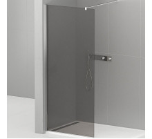 Душевая перегородка Cezares Liberta 90 LIBERTA-L-1-90-GR-Cr профиль Хром стекло серое