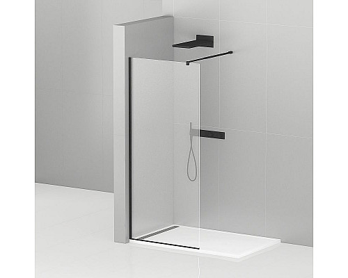 Santeh-Crystal.ru: Душевая перегородка Cezares Liberta 105 LIBERTA-L-1-105-C-NERO профиль Черный матовый стекло прозрачное Купить Душевая перегородка Cezares Liberta 105 LIBERTA-L-1-105-C-NERO профиль Черный матовый стекло прозрачное в магазине сантехники Santeh-Crystal.ru