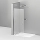Купить Душевая перегородка Cezares Liberta 110 LIBERTA-L-1-110-120-C-Cr профиль Хром стекло прозрачное в магазине сантехники Santeh-Crystal.ru