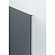 Купить Душевая перегородка Cezares Liberta 120 LIBERTA-L-1-120-120-GR-Cr профиль Хром стекло серое в магазине сантехники Santeh-Crystal.ru