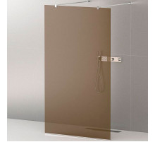 Душевая перегородка Cezares Liberta 110 LIBERTA-L-2-110-120-BR-Cr профиль Хром стекло бронзовое