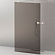 Купить Душевая перегородка Cezares Liberta 110 LIBERTA-L-2-110-120-GR-Cr профиль Хром стекло серое в магазине сантехники Santeh-Crystal.ru