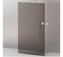 Душевая перегородка Cezares Liberta 120 LIBERTA-L-2-120-120-GR-Cr профиль Хром стекло серое