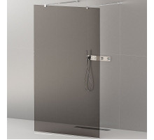 Душевая перегородка Cezares Liberta 120 LIBERTA-L-2-120-GR-Cr профиль Хром стекло серое