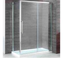 Душевой уголок Cezares Lux Soft 120x100 LUX-SOFT-W-AH-1-120/100-C-Cr-IV профиль Хром стекло прозрачное