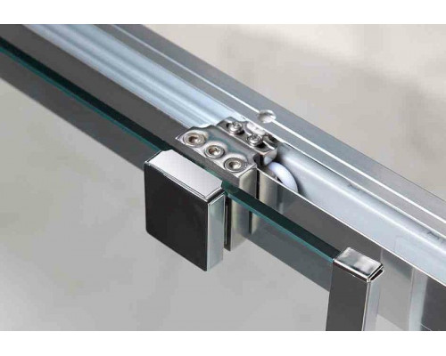 Приобрести Душевой уголок Cezares Lux Soft 120x100 LUX-SOFT-W-AH-1-120/100-C-Cr-IV профиль Хром стекло прозрачное в магазине сантехники Santeh-Crystal.ru