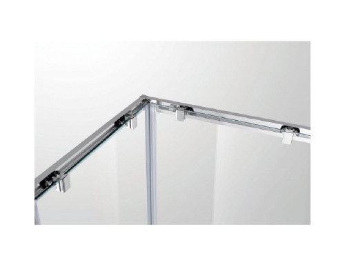Заказать Душевой уголок Cezares Molveno A-2 100х100 профиль Хром стекло прозрачное в магазине сантехники Santeh-Crystal.ru