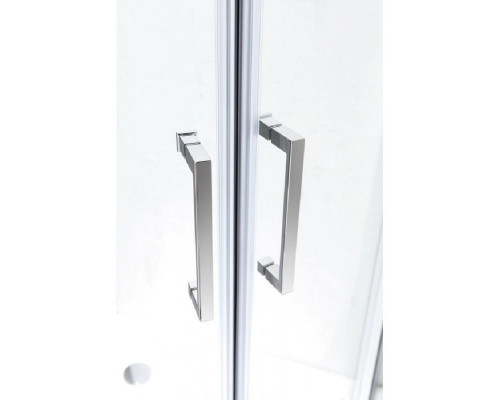 Заказать Душевой уголок Cezares Molveno A-2 80х80 профиль Хром стекло прозрачное в магазине сантехники Santeh-Crystal.ru