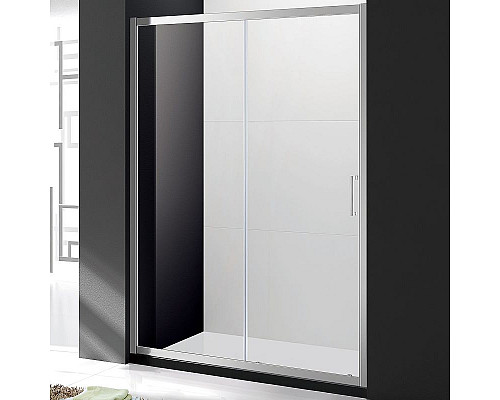 Купить Душевая дверь Cezares Molveno 130 MOLVENO-BF-1-130-C-Cr-IV профиль Хром стекло прозрачное в магазине сантехники Santeh-Crystal.ru