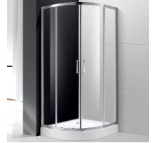 Душевой уголок Cezares Molveno 90х90 MOLVENO-R-2-90-P-Cr профиль Хром стекло рифленое