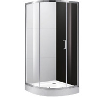 Душевой уголок Cezares Molveno R-1 90х90 профиль Хром стекло прозрачное