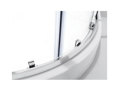 Приобрести Душевой уголок Cezares Molveno R-2 100х100 профиль Хром стекло прозрачное в магазине сантехники Santeh-Crystal.ru