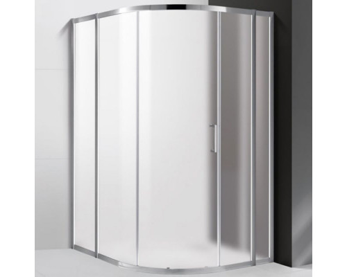 Заказать Душевой уголок Cezares Molveno RH-11 130х120 MOLVENO-RH-11-130/120-P-Cr профиль Хром стекло рифленое в магазине сантехники Santeh-Crystal.ru