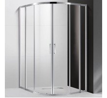 Душевой уголок Cezares Molveno R-22 100х100 MOLVENO-R-22-80+20-C-Cr-IV профиль Хром стекло прозрачное