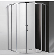 Душевой уголок Cezares Molveno R-22 110х110 MOLVENO-R-22-80+30-C-Cr-IV профиль Хром стекло прозрачное