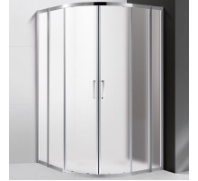 Душевой уголок Cezares Molveno R-22 110х110 MOLVENO-R-22-80+30-P-Cr профиль Хром стекло рифленое