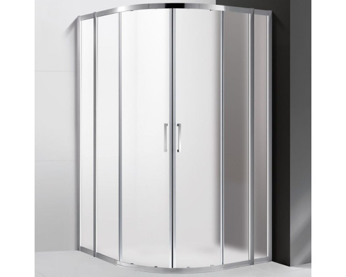 Заказать Душевой уголок Cezares Molveno R-22 110х110 MOLVENO-R-22-80+30-P-Cr профиль Хром стекло рифленое в магазине сантехники Santeh-Crystal.ru