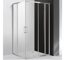 Душевой уголок Cezares Molveno AH-21 120х90 MOLVENO-AH-21-90+30-C-Cr-IV профиль Хром стекло прозрачное