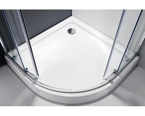 Заказать Душевой уголок Cezares Molveno R-1 100х100 MOLVENO-R-1-100-P-Cr профиль Хром стекло рифленое в магазине сантехники Santeh-Crystal.ru