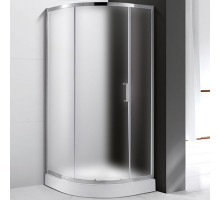 Душевой уголок Cezares Molveno R-1 100х100 MOLVENO-R-1-100-P-Cr профиль Хром стекло рифленое