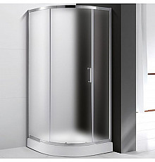 Душевой уголок Cezares Molveno R-1 100х100 MOLVENO-R-1-100-P-Cr профиль Хром стекло рифленое