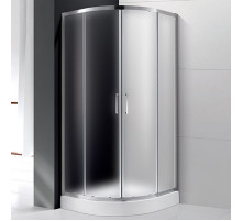 Душевой уголок Cezares Molveno R-2 100х100 MOLVENO-R-2-100-P-Cr профиль Хром стекло рифленое