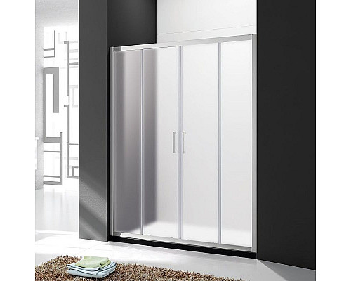 Приобрести Душевая дверь Cezares Molveno 170 MOLVENO-BF-2-170-P-Cr профиль Хром стекло матовое в магазине сантехники Santeh-Crystal.ru