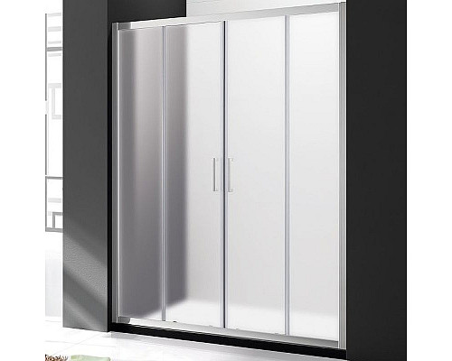 Приобрести Душевая дверь Cezares Molveno 170 MOLVENO-BF-2-170-P-Cr профиль Хром стекло матовое в магазине сантехники Santeh-Crystal.ru