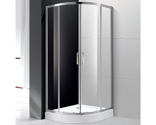 Заказать Душевой уголок Cezares Molveno 90х90 MOLVENO-R-2-90-C-Cr-IV профиль Хром стекло прозрачное в магазине сантехники Santeh-Crystal.ru