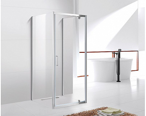 Купить Душевой уголок Cezares Molveno 100x80 MOLVENO-BA2-100/80-C-Cr-IV профиль Хром стекло прозрачное в магазине сантехники Santeh-Crystal.ru