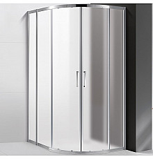 Душевой уголок Cezares Molveno 110x90 MOLVENO-RH-2-110/90-P-Cr профиль Хром стекло рифленое