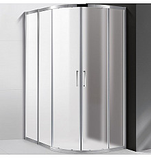 Душевой уголок Cezares Molveno 120x100 MOLVENO-RH-2-120/100-P-Cr профиль Хром стекло рифленое