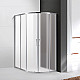 Приобрести Душевой уголок Cezares Molveno 120x100 MOLVENO-RH-2-120/100-P-Cr профиль Хром стекло рифленое в магазине сантехники Santeh-Crystal.ru