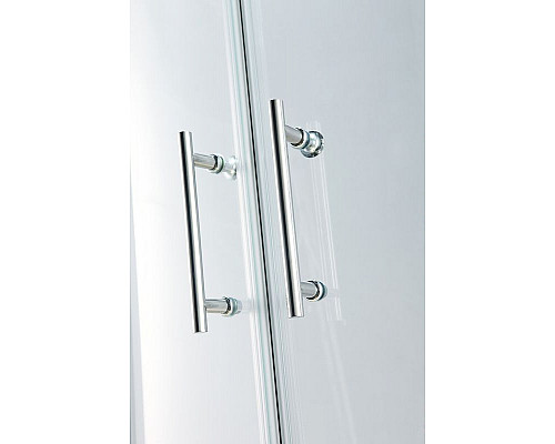 Купить Душевой уголок Cezares Momento 80х80 MOMENTO-R-2-80-C-Cr профиль Хром стекло прозрачное в магазине сантехники Santeh-Crystal.ru