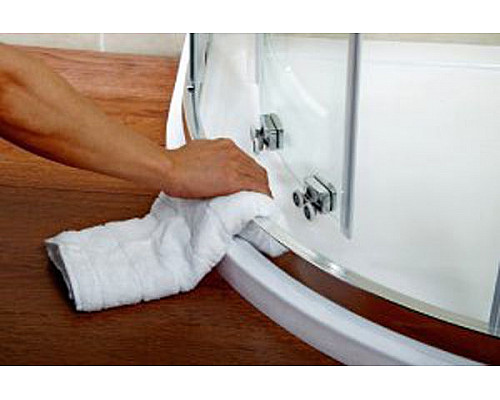 Купить Душевой уголок Cezares Pratico A-2 80x80 PRATICO-A-2-80-C-Cr профиль Хром стекло прозрачное в магазине сантехники Santeh-Crystal.ru