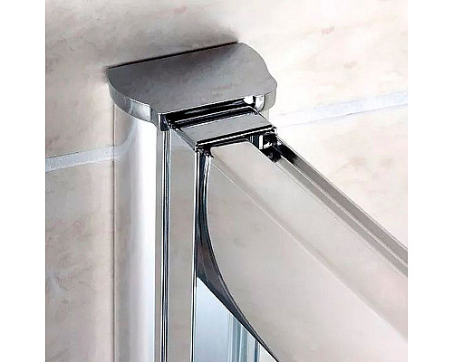 Купить Душевая дверь Cezares Pratico 155 PRATICO-BF-1-155-C-Cr профиль Хром стекло прозрачное в магазине сантехники Santeh-Crystal.ru