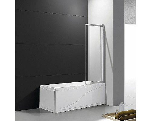 Шторка на ванну Cezares Slider 90 SLIDER-VF-11-90/150-C-Cr профиль Хром стекло прозрачное