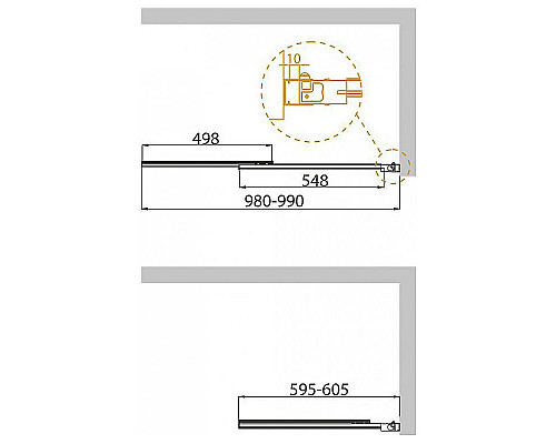 Приобрести Шторка на ванну Cezares Slider 100 SLIDER-VF-11-100/150-C-Cr профиль Хром стекло прозрачное в магазине сантехники Santeh-Crystal.ru
