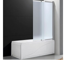 Шторка на ванну Cezares Slider 90 SLIDER-VF-11-90/150-P-Cr профиль Хром стекло рифленое