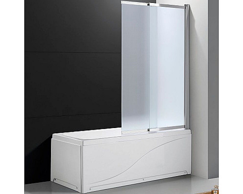 Заказать Шторка на ванну Cezares Slider 90 SLIDER-VF-11-90/150-P-Cr профиль Хром стекло рифленое в магазине сантехники Santeh-Crystal.ru