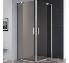 Душевой уголок Cezares Slider 100x80 SLIDER-AH-2-70/80-90/100-BR-Cr профиль Хром стекло бронзовое