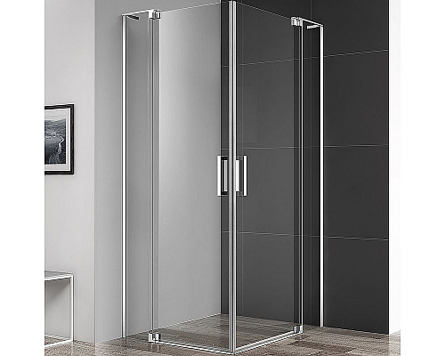 Заказать Душевой уголок Cezares Slider 100x80 SLIDER-AH-2-70/80-90/100-C-Cr профиль Хром стекло прозрачное в магазине сантехники Santeh-Crystal.ru