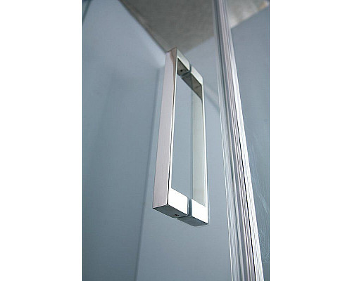 Купить Душевая дверь Cezares Slider 80 SLIDER-B-1-70/80-GRIGIO-NERO профиль Черный матовый стекло серое в магазине сантехники Santeh-Crystal.ru