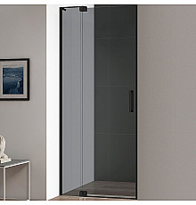 Душевая дверь Cezares Slider 80 SLIDER-B-1-70/80-GRIGIO-NERO профиль Черный матовый стекло серое