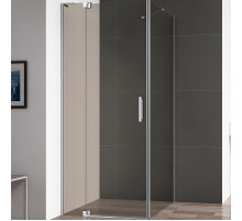 Душевой уголок Cezares Slider 100x90 SLIDER-AH-1-90-90/100-BR-Cr профиль Хром стекло бронзовое