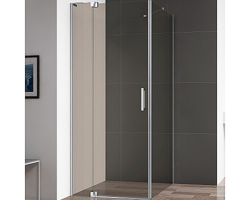 Душевой уголок Cezares Slider 100x90 SLIDER-AH-1-90-90/100-BR-Cr профиль Хром стекло бронзовое