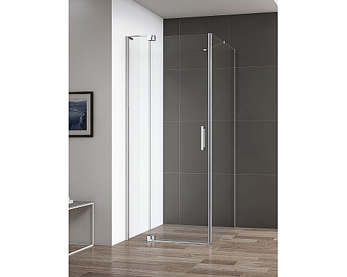 Заказать Душевой уголок Cezares Slider 100x90 SLIDER-AH-1-90-90/100-C-Cr профиль Хром стекло прозрачное в магазине сантехники Santeh-Crystal.ru