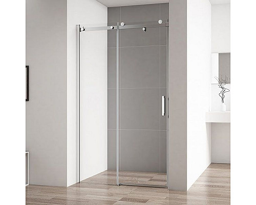 Приобрести Душевая дверь в нишу Cezares Stylus Soft STYLUS-SOFT-BF-1-100-C-Cr 100 профиль Хром стекло прозрачное в магазине сантехники Santeh-Crystal.ru