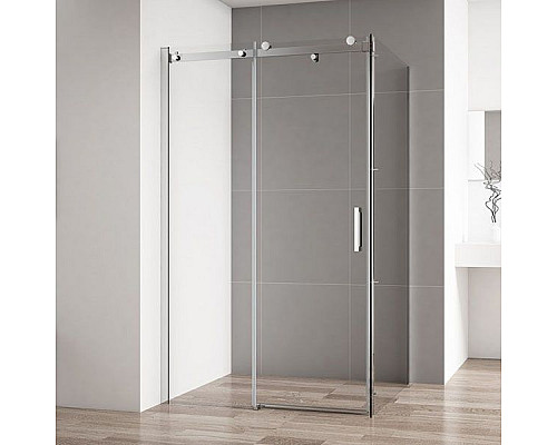 Приобрести Душевой уголок Cezares Stylus Soft STYLUS-SOFT-AH-1-110/80-C-Cr 110x80 профиль Хром стекло прозрачное в магазине сантехники Santeh-Crystal.ru