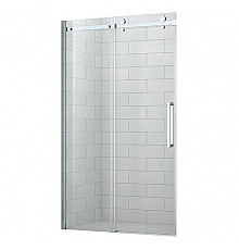 Душевая дверь в нишу Cezares Stylus-M BF-1 130 профиль Хром стекло прозрачное